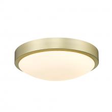  9128-FM10 BCB-OP - Gabi 10" Flush Mount in Brushed Champagne Bronze with Opal Glass